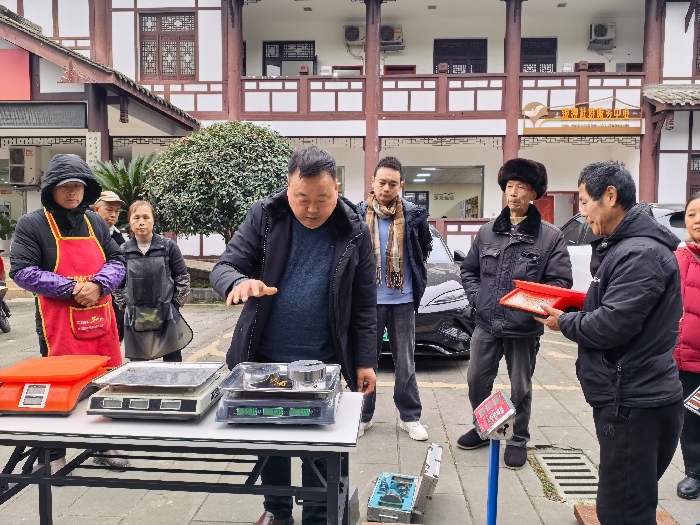 成都市雙流區黃龍溪市場監管所開展古鎮景區電子計量器具專項檢定行動